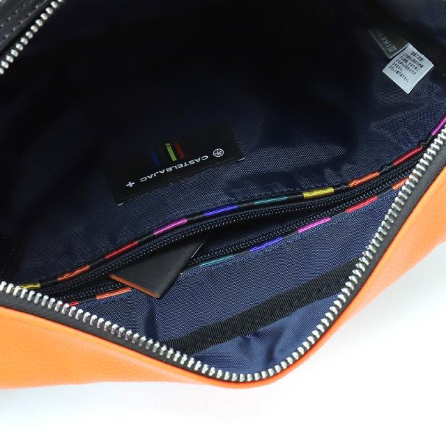 【商品レビューで+5%】カステルバジャック バッグ ボディバッグ メンズ ブランド ゴルフ CASTELBAJAC JUNE ジューン 028971 ワンショルダーバッグ 斜め掛けバッグ A5 軽量 合皮 PU PVC 鞄 かばん レディース 男女兼用 カジュアル オシャレ 普段使い 旅行 人気 正規品_11
