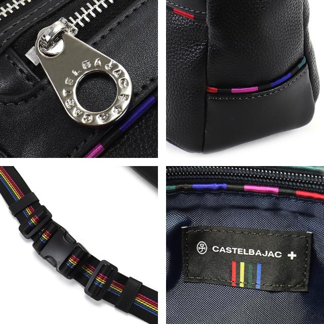 【商品レビューで+5%】カステルバジャック バッグ ボディバッグ メンズ ブランド ゴルフ CASTELBAJAC JUNE ジューン 028971 ワンショルダーバッグ 斜め掛けバッグ A5 軽量 合皮 PU PVC 鞄 かばん レディース 男女兼用 カジュアル オシャレ 普段使い 旅行 人気 正規品_9