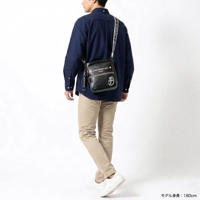 【商品レビューで+5%】カステルバジャック バッグ ショルダーバッグ メンズ ブランド ゴルフ CASTELBAJAC シャアル 052111 斜め掛けバッグ 肩掛け A5 普段使い 旅行 通勤 ビジネス 軽量 合皮 PU 合成皮革 鞄 かばん レディース 男女兼用 カジュアル オシャレ 人気 正規品_2