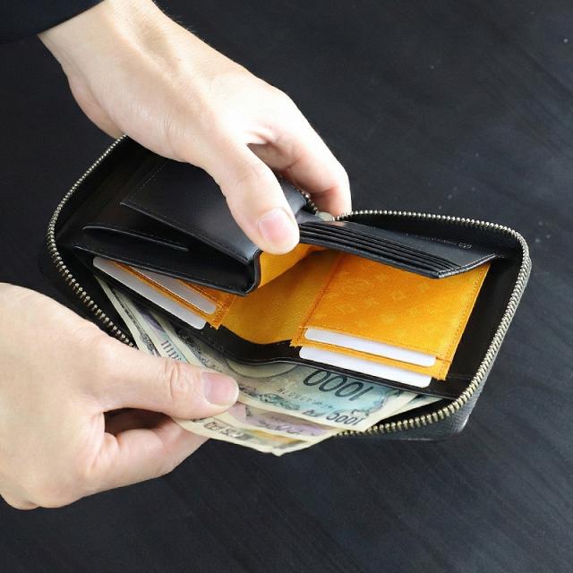 【商品レビューで+5%】限定品 カステルバジャック 財布 二つ折り メンズ CASTELBAJAC グリッター小物 053681 二つ折り財布 ミドルウォレット セミ長財布 札入れ 革小物 革 牛革 本革 レザー 大容量 天赦日 ウォレット レディース ブランド オシャレ 人気 革小物 正規品_14