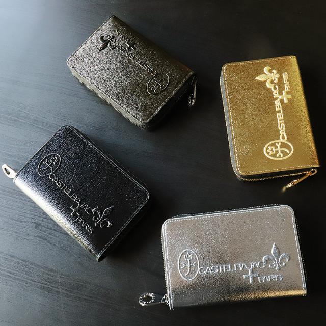 【商品レビューで+5%】限定品 カステルバジャック 財布 二つ折り メンズ CASTELBAJAC グリッター小物 053681 二つ折り財布 ミドルウォレット セミ長財布 札入れ 革小物 革 牛革 本革 レザー 大容量 天赦日 ウォレット レディース ブランド オシャレ 人気 革小物 正規品_16