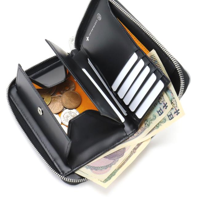 【商品レビューで+5%】限定品 カステルバジャック 財布 二つ折り メンズ CASTELBAJAC グリッター小物 053681 二つ折り財布 ミドルウォレット セミ長財布 札入れ 革小物 革 牛革 本革 レザー 大容量 天赦日 ウォレット レディース ブランド オシャレ 人気 革小物 正規品_5