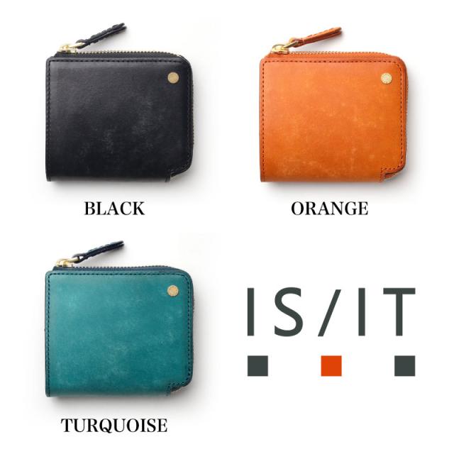 【商品レビューで+5%】イズイット 財布 二つ折り財布 メンズ ブランド L字ファスナー BOX型小銭入れ 本革 イタリアンレザー IS/IT 革小物 924605 折財布 札入れ カード入れ トスカーナ コンパクト レディース ユニセックス 軽量 牛革 革 カジュアル オシャレ シンプル 人気_8