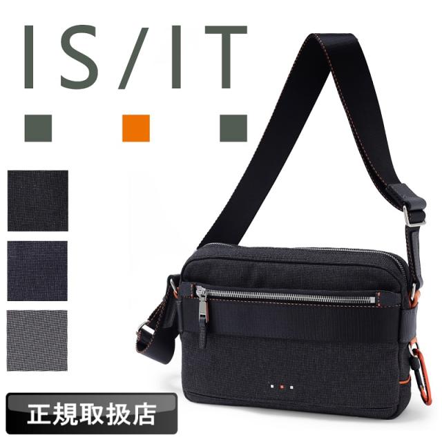 【商品レビューで+5%】イズイット バッグ ショルダーバッグ ミニショルダーバッグ メンズ ブランド IS/IT ニードル カジュアル ショルダーポーチ 斜め掛け 肩掛け 軽量 横型 普段使い シンプル 通学 旅行 トラベル ビジネス 通勤 レディース 人気 鞄 バッグ 927112