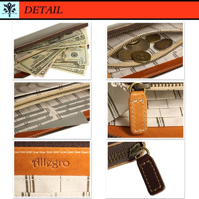 商品レビュー記入で+5%】送料無料 Allegro ロッソシリーズ 長財布