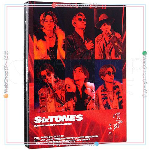 中古】SixTONES 慣声の法則 in DOME(初回盤)/Blu-ray◇B【即納 中古】SixTONES 慣声の法則 in DOME(初回盤)/Blu-ray◇B【即納