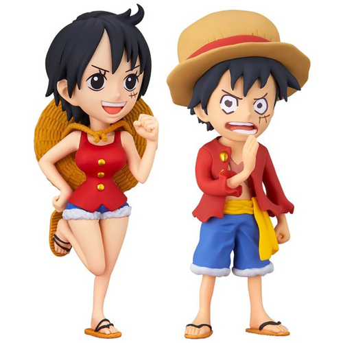 応募者全員サービス ワーコレ 尾田っちの左手で描いたルフィ＆サラダルフィ×2 ワーコレ ルフィ 尾田っちが左手で描いたONE PIECE＆サラダたべて