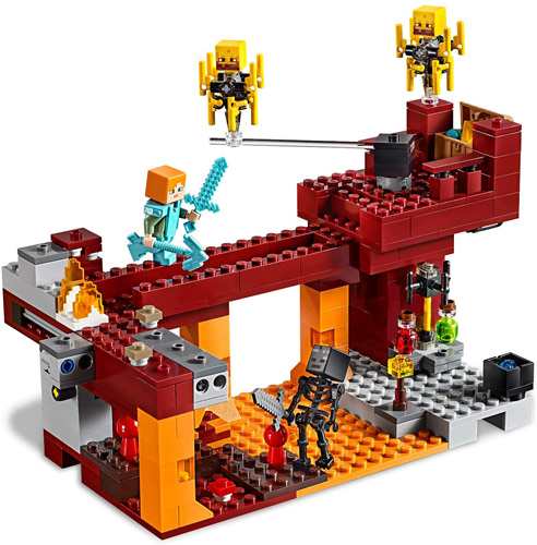 LEGO レゴ マインクラフト ブレイズブリッジでの戦い 21154◇新品Ss