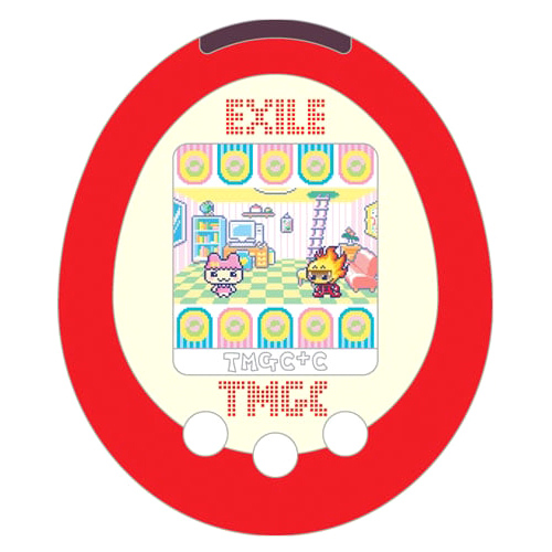 エグモっち　EXILE　たまごっち+プラスカラー EXILE×たまごっち たまごっちプラスカラー エグモっち レッド