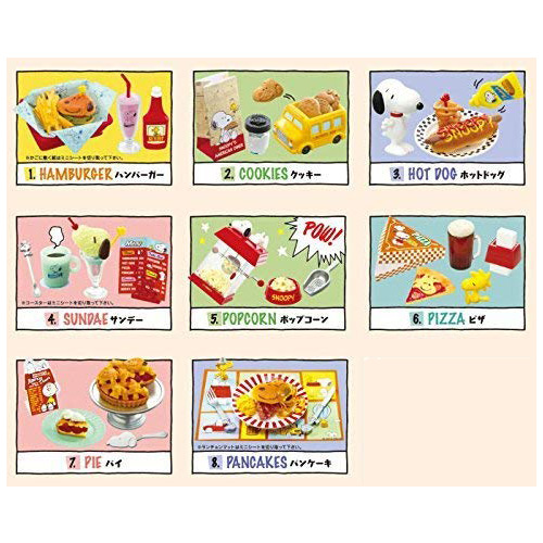 リーメント PEANUTS スヌーピー アメリカンダイナー 全8種/BOX◇新品Ss 