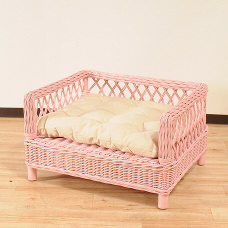 ラタン家具 ペット用ベッド ピンク 天然ラタン使用の通販はau Pay マーケット 癒しのヴェルサイユ宮殿