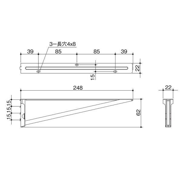 ARTIST ステンレス棚柱セット オプション 背面ブラケット 2本入り LS-751 シルバー の通販はau PAY マーケット  キロWowma!店 au PAY マーケット－通販サイト