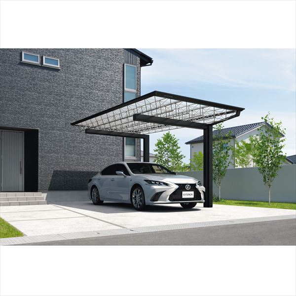 数量限定 三協アルミ M シェード2 梁置きタイプ 片側支持 5427 H26 ポリカーボネート屋根 カーポート 1台用 積雪cmまで 耐風圧強度38m S相当 再値下げ Guadalupe Cafe