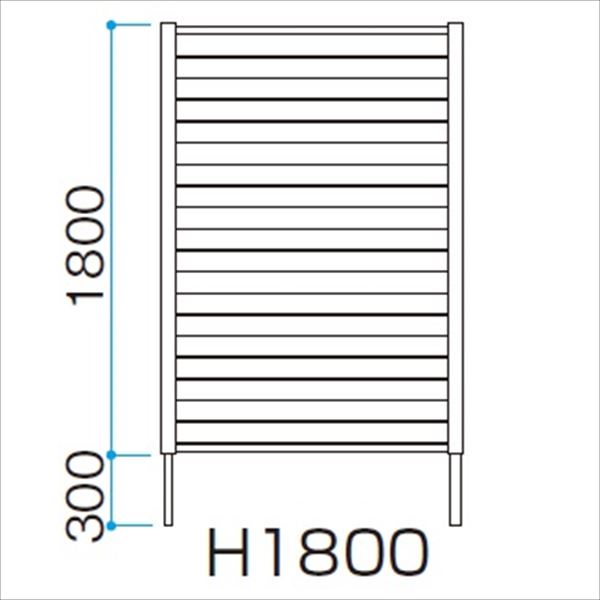 タカショー こだわり板 風美ルーバーフェンス W1140 H1800 本体 目隠しルーバー アルミフェンス の通販はau Pay マーケット キロwowma 店