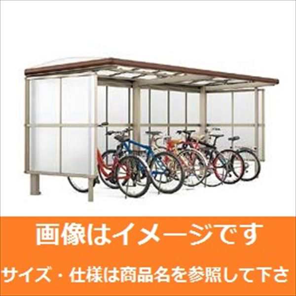 ブランドのギフト サイクルポート <br>LIXIL リクシル TOEX <br>フーゴFパーク <br>縦2連棟 29 29-21型 <br>屋根  熱線遮断FRP板DRタイプ サイドパネル 通常ポリカ <br>パネル高さ H1600 <br>自転車 屋根 駐輪 diy バイク置き場