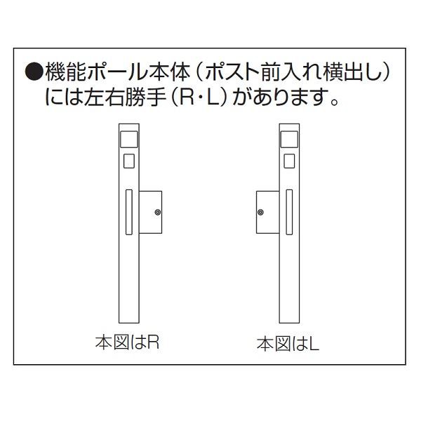 三協アルミ 機能ポール モデア2 組み合わせD 照明なし/ポスト前入れ横出し ＊表札シミュレートが必要です 『の通販はau PAY マーケット  キロWowma!店 au PAY マーケット－通販サイト