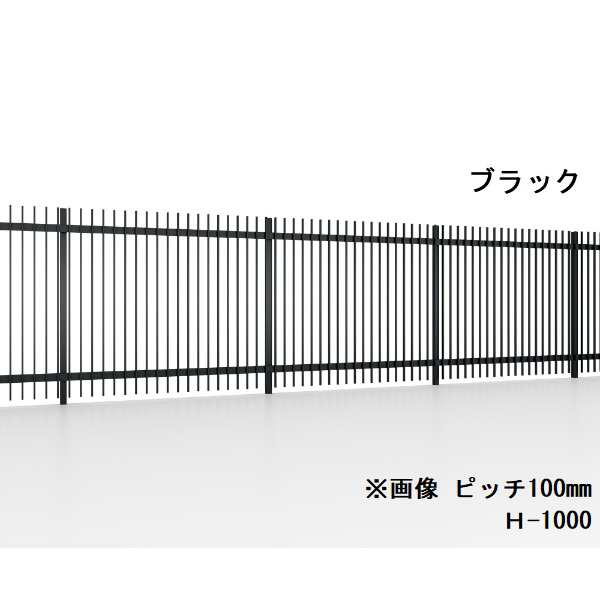 リクシル 開き門扉AS TH型 両開き 標準 格子ピッチ80mm W-1900 H-1500-