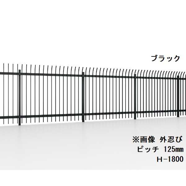 リクシル フェンスAS TH型 外忍び 本体 格子ピッチ125mm H-1200 『アルミフェンス 柵』 の通販はau PAY マーケット  キロWowma!店 au PAY マーケット－通販サイト