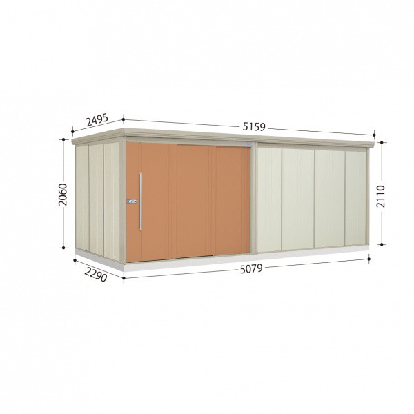 物置 屋外 おしゃれ タクボ物置 ND／ストックマン ND-S5022 多雪型 標準屋根 トロピカルオレンジの通販はau PAY マーケット  キロWowma!店 au PAY マーケット－通販サイト