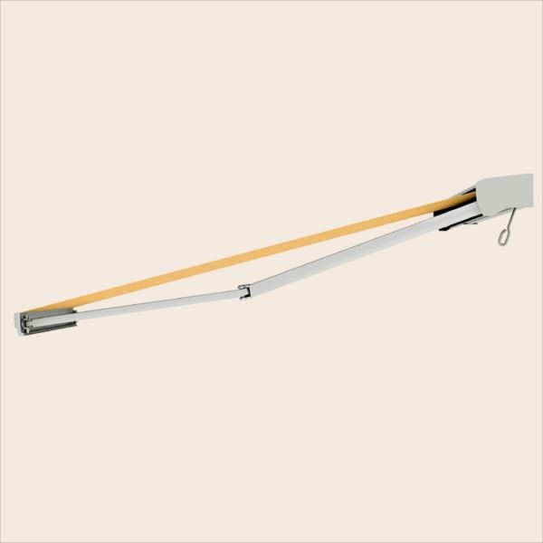 リクシル 彩風 C型 手動式 間口 3640×出幅 2000 グリーン系 ポリエステル 大量注文受付