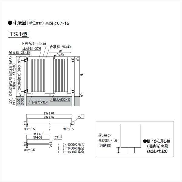 72h限定 リクシル 開き門扉AB TS1型 09-10 両開き 柱仕様