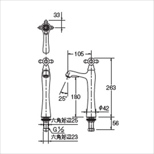 カクダイ 水栓金具 ＴＯＲＩ 立水栓 （トール） 716-247-13 の通販はau PAY マーケット キロWowma!店 au PAY  マーケット－通販サイト