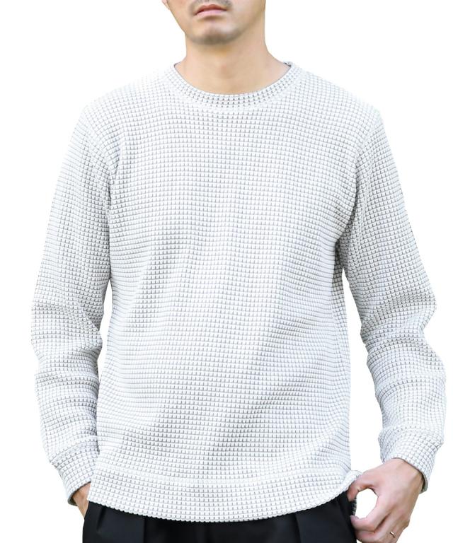 送料無料 メンズ ワッフル 編み クルーネック 長袖 ニット セーター おしゃれ カジュアル ゴルフ 秋 冬 トップス プルオーバー カットソの通販はau Pay マーケット 7周年アークティックプラント