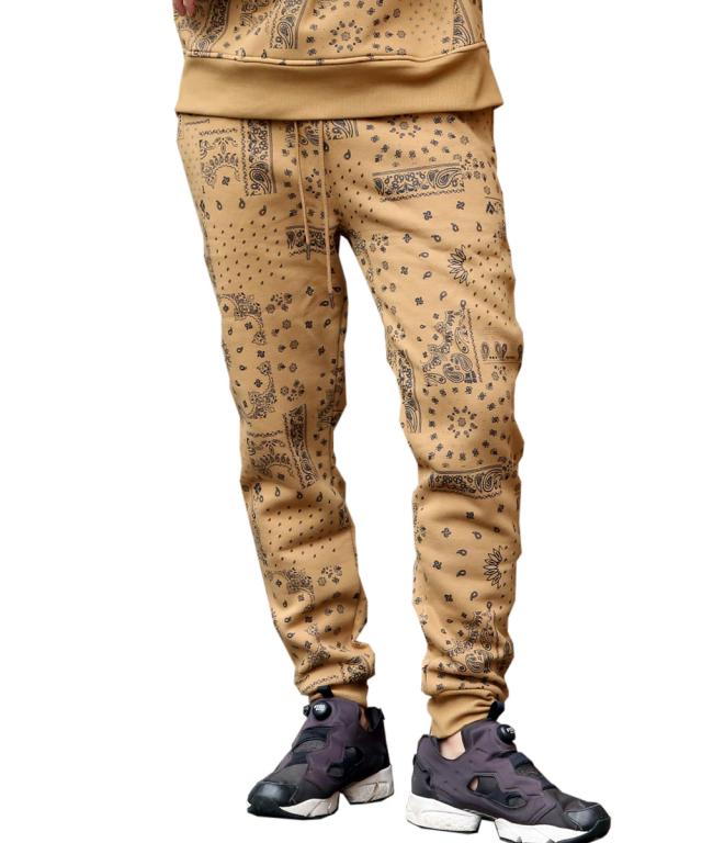 送料無料 メンズ 裏起毛 スウェット ペイズリー柄 スキニー リブ ジョガーパンツ おしゃれ カジュアル ストリート ダンス 秋 冬 秋冬 ボの通販はau Pay マーケット 7周年アークティックプラント