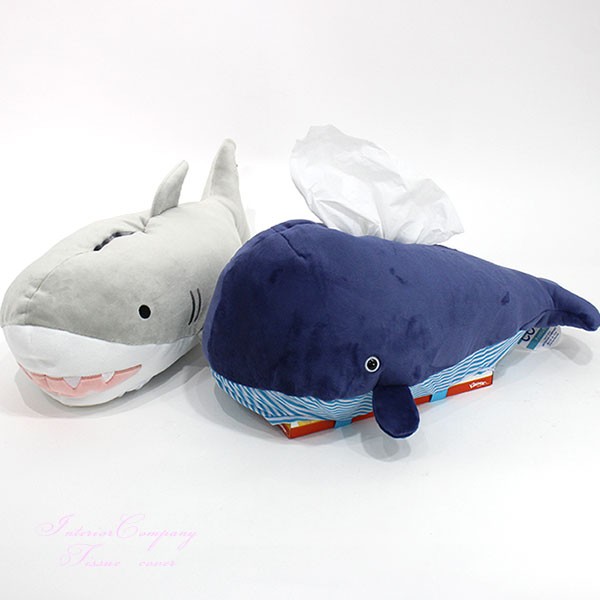 ティッシュカバー サメ クジラ くじら ティッシュボックス ティッシュケース ぬいぐるみ おしゃれ かわいい 動物 キャラクター 車 の通販はau Pay マーケット Choice Select