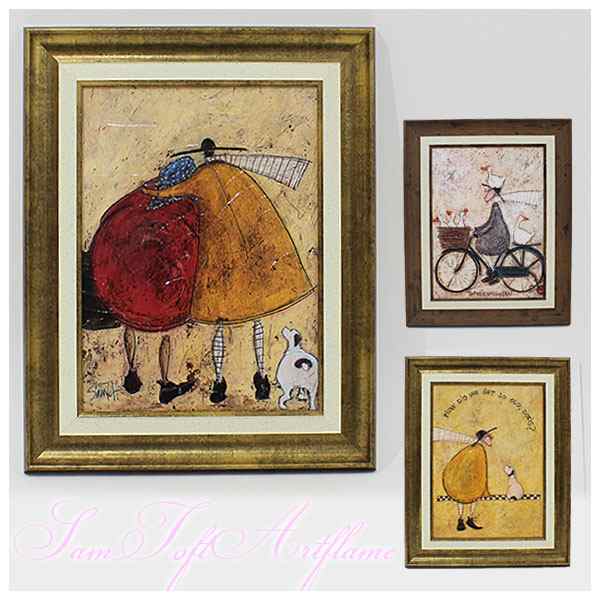 ユーパワー Sam Toft サムトフト アートフレーム ゲットオールド