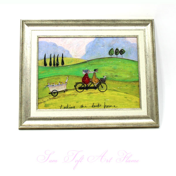 ユーパワー Sam Toft サムトフト アートフレーム アヒル送迎サービス St 056 絵画 ギフト アート おしゃれ 北欧 インテリア お部屋の通販はau Pay マーケット Choice Select
