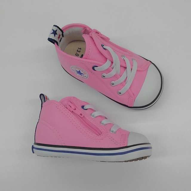 Converse Baby All Star N Startape Z コンバース ベビーオールスター ｎ スターテープ ジップ ピンクの通販はau Wowma キャプテン