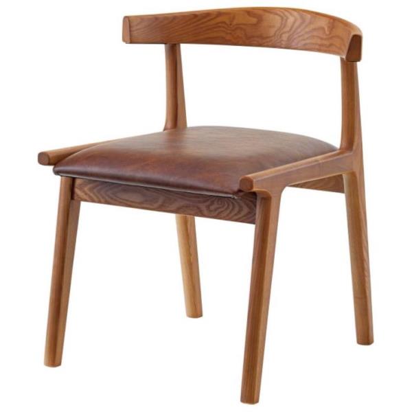 椅子 おしゃれ ヘンリー ダイニングチェア ブラウン HOC-541DBB の通販は