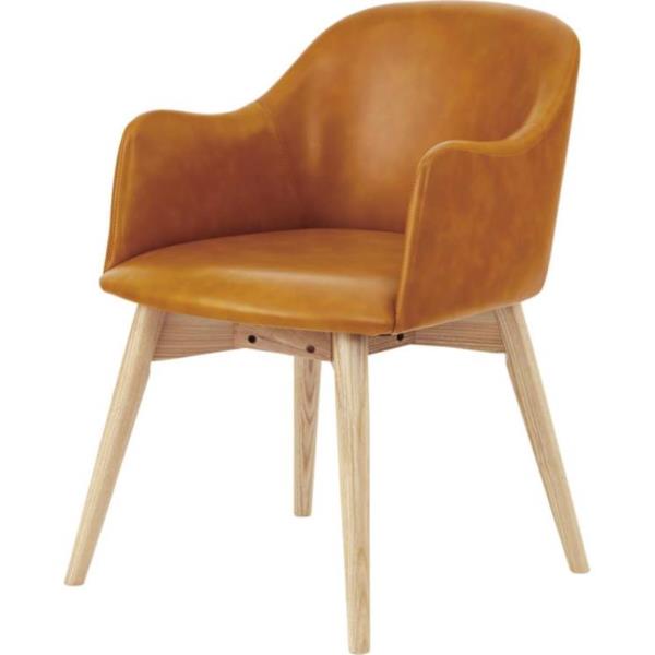 椅子 おしゃれ カラメリ チェア キャメル KRM-010CA の通販は