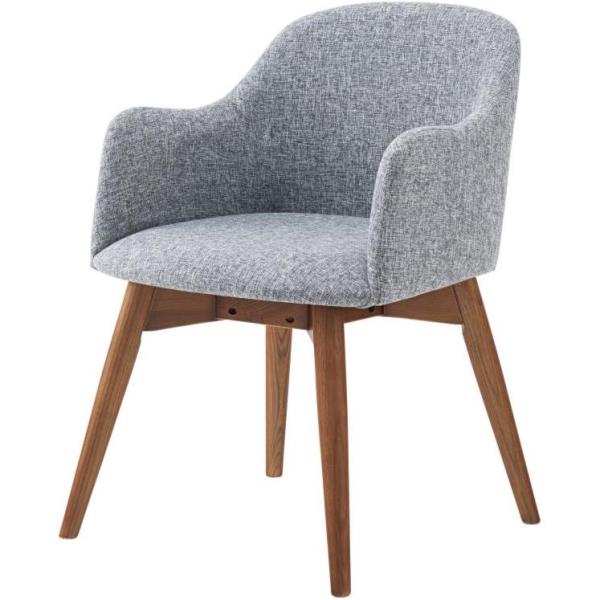 椅子 おしゃれ カラメリ チェア グレー KRM-010GYB の通販は