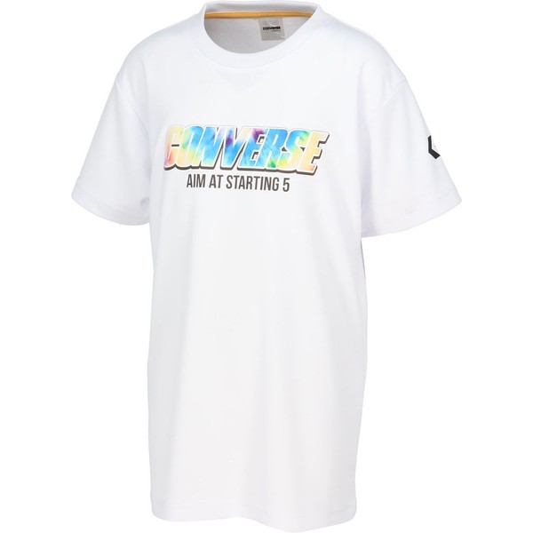 バスケ Tシャツ キッズ JRプリントTシャツ ホワイト