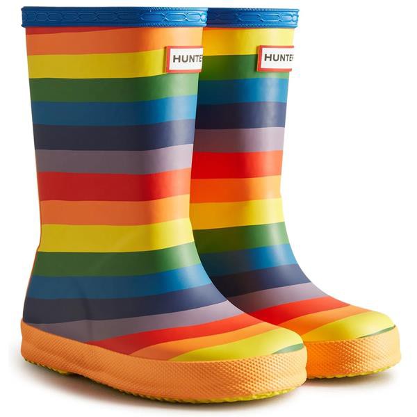 長靴 キッズ LITTLE KIDS ORIGINAL FIRST CLASSIC RAINBOW PRINT BOOT MULTICOLOURED