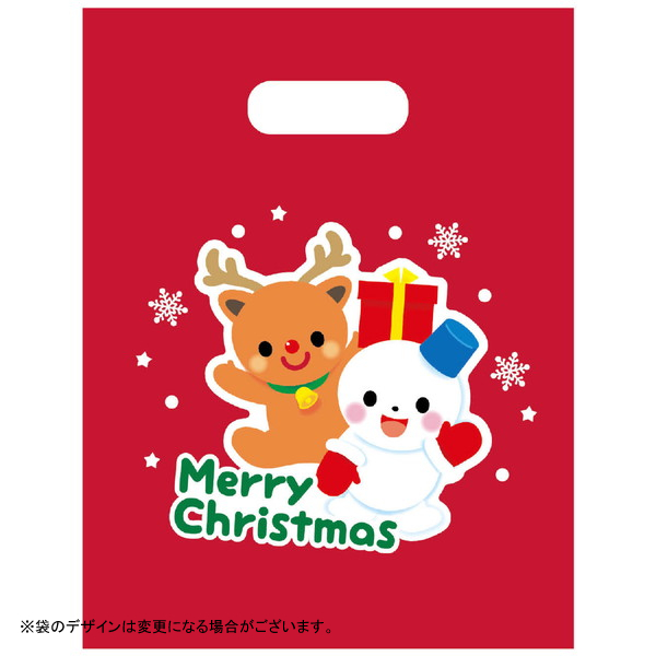 袋 クリスマスプレゼント袋 小（マチ無）100枚 #6714 