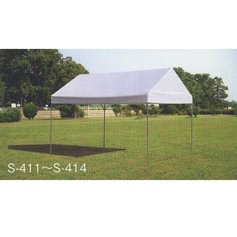 白テント360cm×720cm（2間×4間） ［分類：設備運営用品］(ES31073/S-414)【QBI35】の通販は