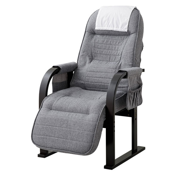 きらく 高座椅子 オットマン付 ブラック 高座椅子 リクライニング