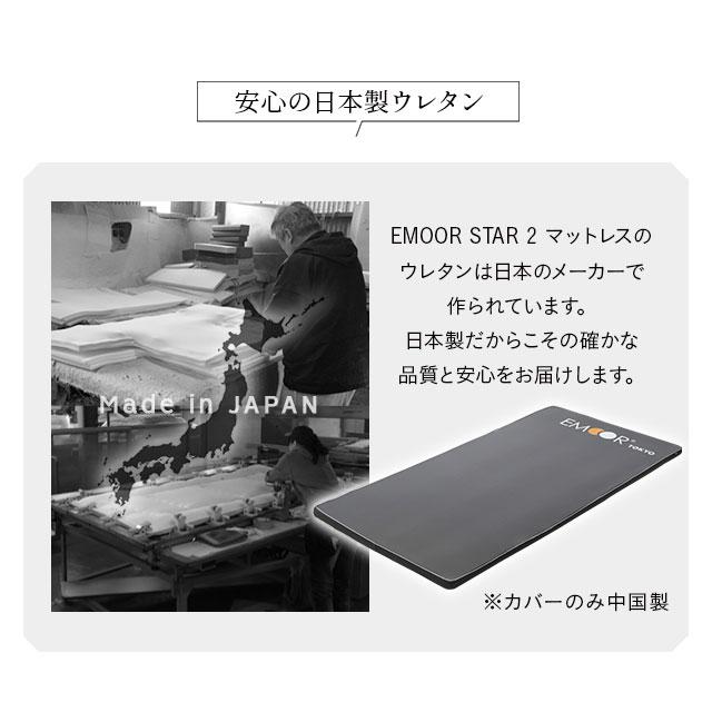 オーバーレイマットレス セミダブル エムールスター2 ウレタン マットレス 吸湿 洗える 洗濯 清潔 通気性 耐久性 弾力 低反発 高反発 オーバーレイ ベッドマットレス マット 寝具 敷き布団 敷布団 体圧分散 サラサラ 寝返り 横向き 腰痛 肩こり ギフト 送料無料_13