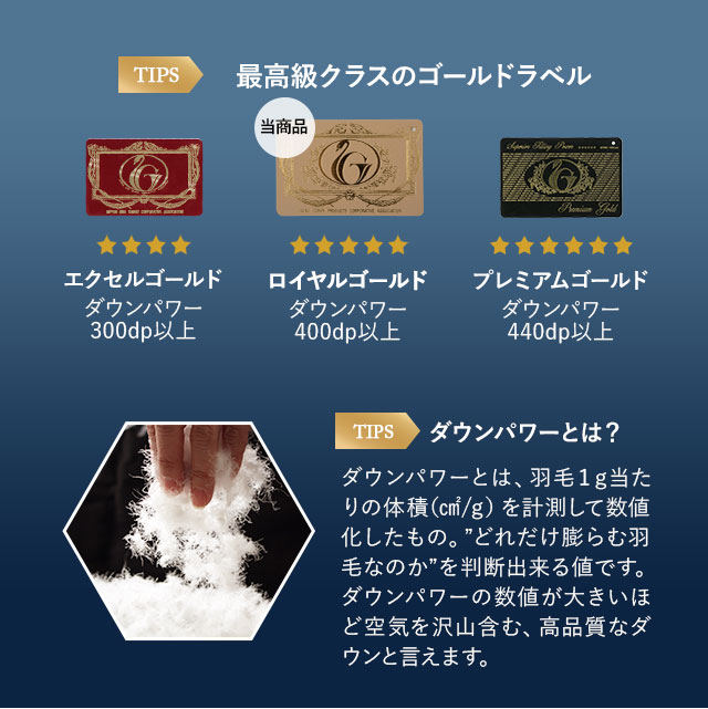 日本製 羽毛布団 キング ロイヤルゴールドラベル 非圧縮 収納ケース付き ループ付き 新合繊 軽量 掛け布団 羽毛ふとん 国産 羽毛 ホワイト 布団 ホワイトダックダウン 93％ あったか 北欧 春 夏 秋 冬 オールシーズン 白 新生活 ギフト 送料無料_5