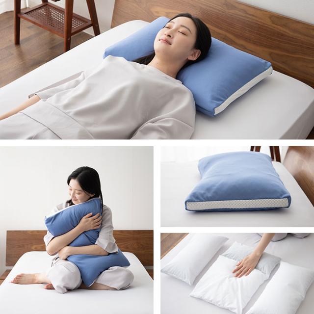 日本製 枕 まくら 40×60cm パイプ 高め 低め 吸湿 速乾 制菌 洗える 