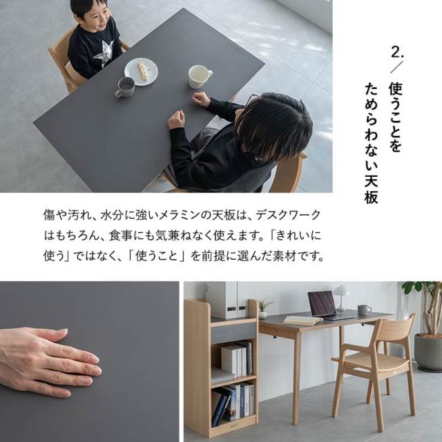ダイニングテーブル 幅120cm 折りたたみ 長方形 角型 2人掛け 単品 テーブル 食卓 デスク 机 脚折れ リビング ダイニング 木製 天然木 2人用 食事 仕事 ワーク 作業 PC 勉強 学習 宿題 コンパクト 在宅 リモート 家具 クラット living＆dining 北欧 送料無料_8