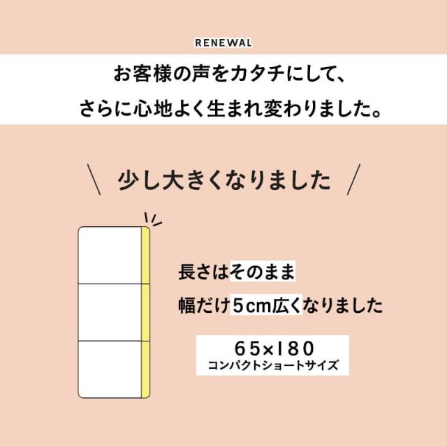 マットレス 幅65cm ごろ寝 三つ折り 高反発 丸洗い 清潔 通気性 3つ折り 折りたたみ コンパクト 収納 高反発マットレス 高反発マット アンダーマットレス オーバーレイ トッパー 寝具 仮眠 車載 防災 避難 子供 テレワーク 在宅 新生活 一人暮らし 送料無料_1