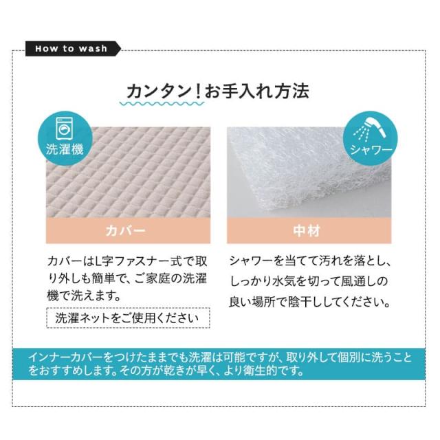 マットレス 幅65cm ごろ寝 三つ折り 高反発 丸洗い 清潔 通気性 3つ折り 折りたたみ コンパクト 収納 高反発マットレス 高反発マット アンダーマットレス オーバーレイ トッパー 寝具 仮眠 車載 防災 避難 子供 テレワーク 在宅 新生活 一人暮らし 送料無料_15