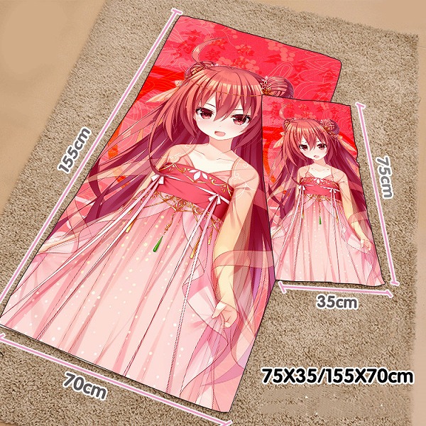 超人気バスタオル155*70cm とタオル75X35CM時崎狂三 デート？ア？ライブファブリック2点セット