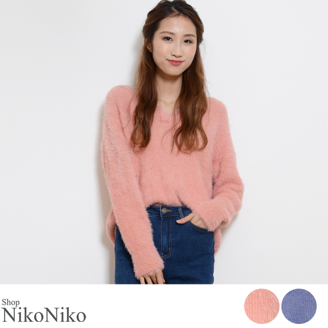 春新作 Vネックモヘアシャギーニット 即納 トップス ニット Vネック シャギーニット レディース 春色 の通販はau Pay マーケット ショップにこにこ