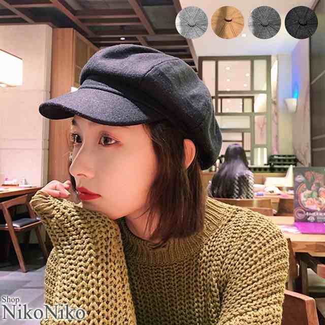 SALE／83%OFF】 ダウンハット 黒 ブラック キャスケット レディース 帽子 韓国