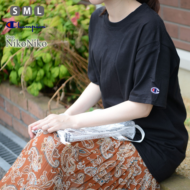 秋新作 チャンピオンtシャツ Ma 即納 トップス カットソー Champion 半袖 オーバーサイズ シンプル レディースの通販はau Pay マーケット ショップにこにこ